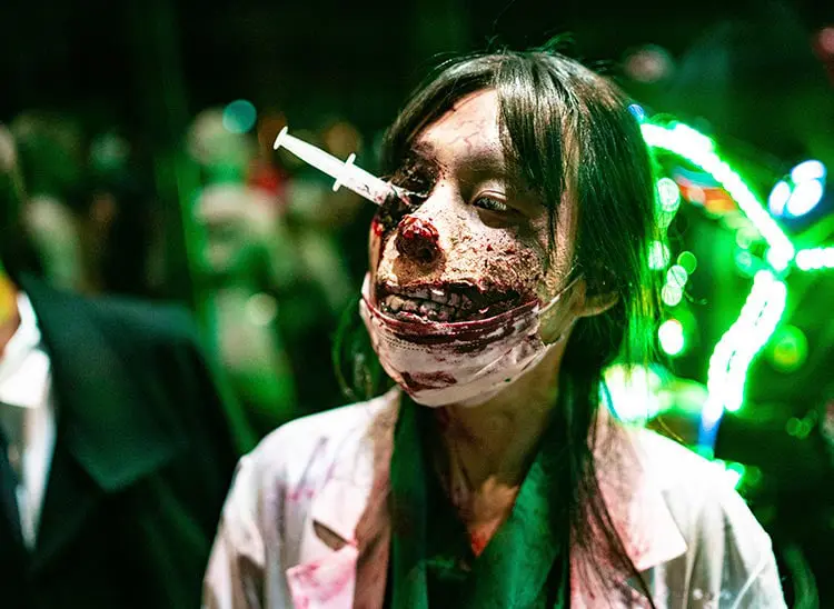 Características del maquillaje zombie