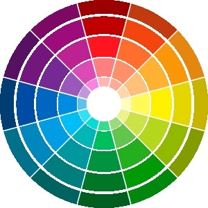 la rueda de colores
