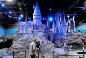 maqueta castillo hogwarts harry potter efectos especiales