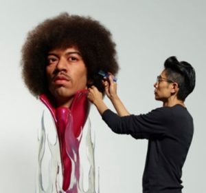 escultura jimi hendrix kazu 