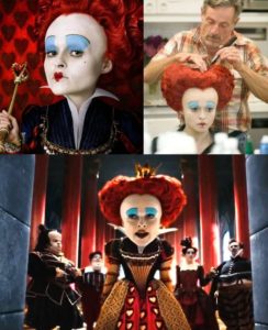 villanos del cine - la reina roja alicia en el pa&iacute;s de las maravillas
