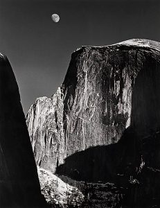 moon and half dome