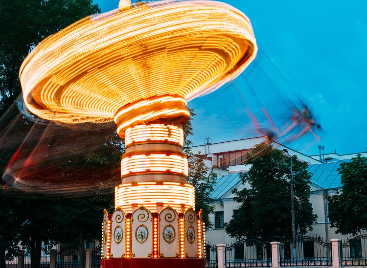 Ejemplo de motion-blur en la vida real