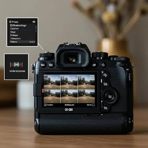 Cómo usar el modo bracketing