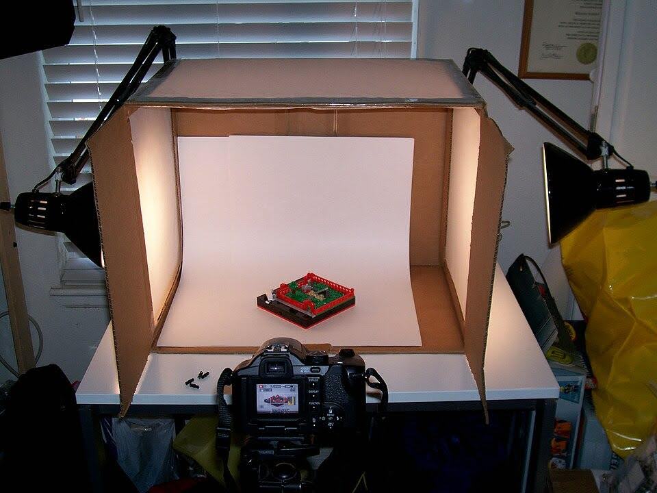 Ejemplo de una caja de luz para fotograf&iacute;a