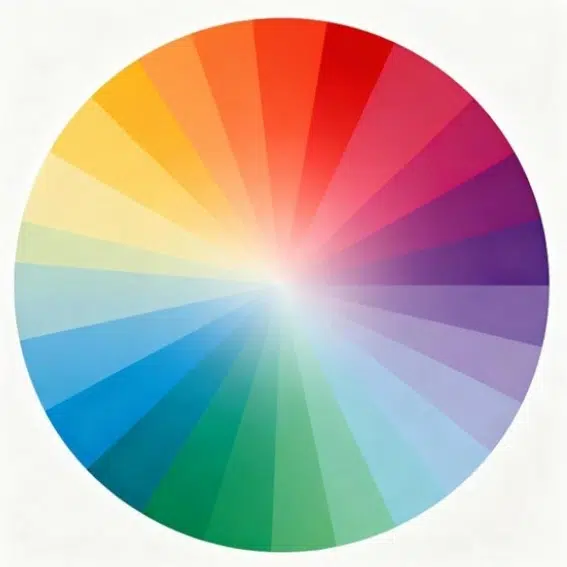 Círculo cromático para diseñar la estrategia de color de una marca