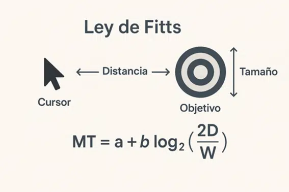Ley de Fitts explicada