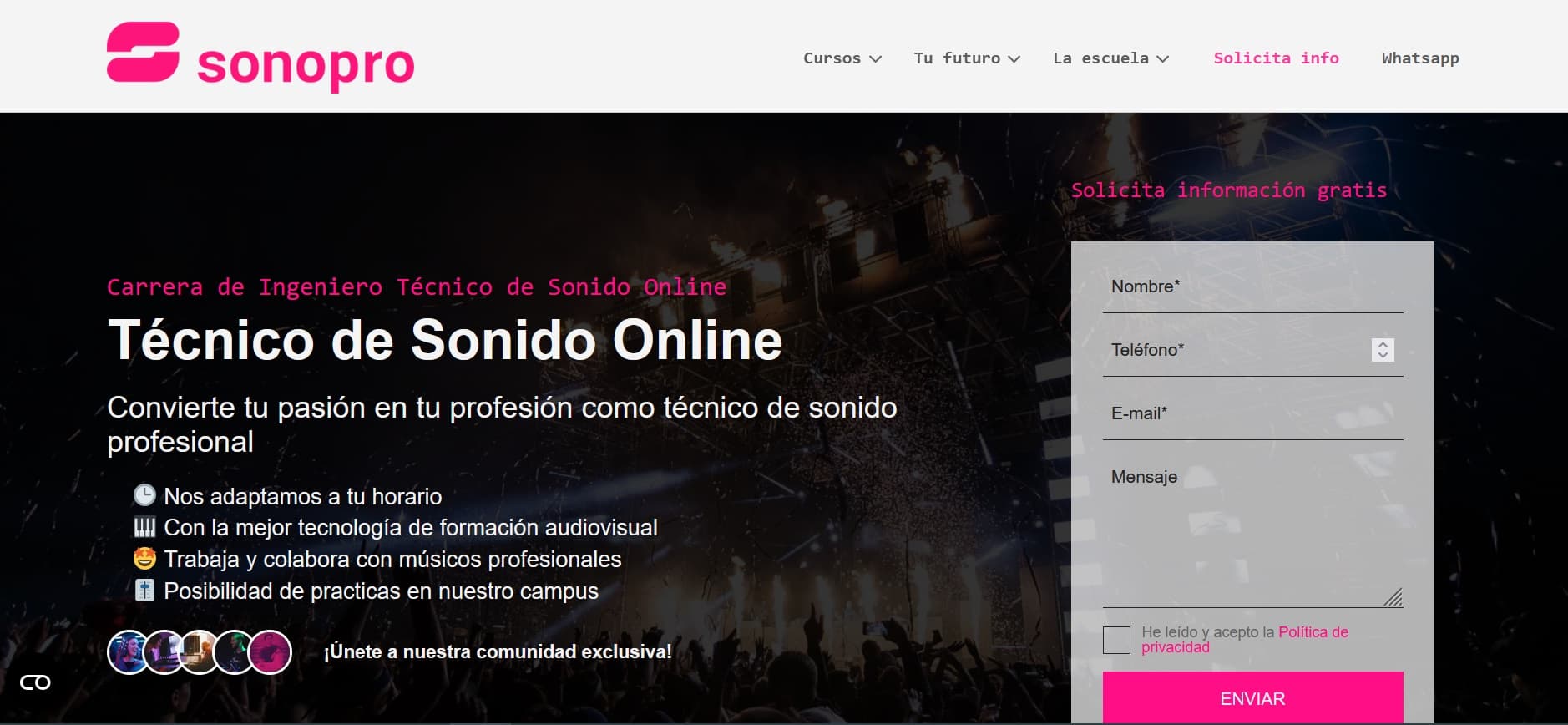diez mejores cursos de T&eacute;cnico de Sonido, Conoce los diez mejores cursos de T&eacute;cnico de Sonido