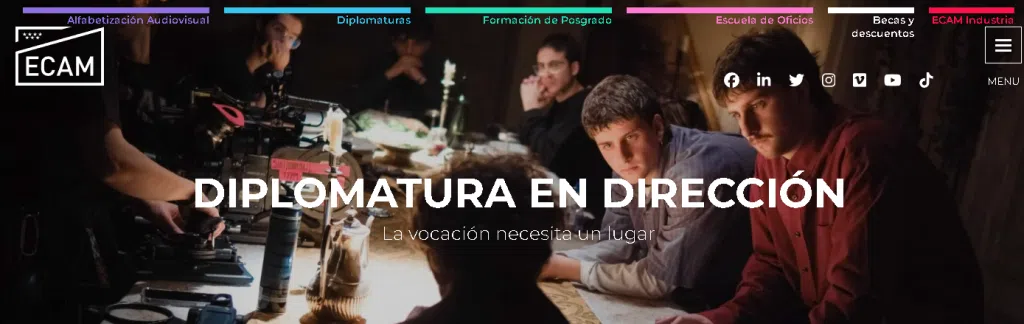 Curso de Direcci&oacute;n Cinematogr&aacute;fica &ndash; Escuela de Cine de Madrid (ECAM)