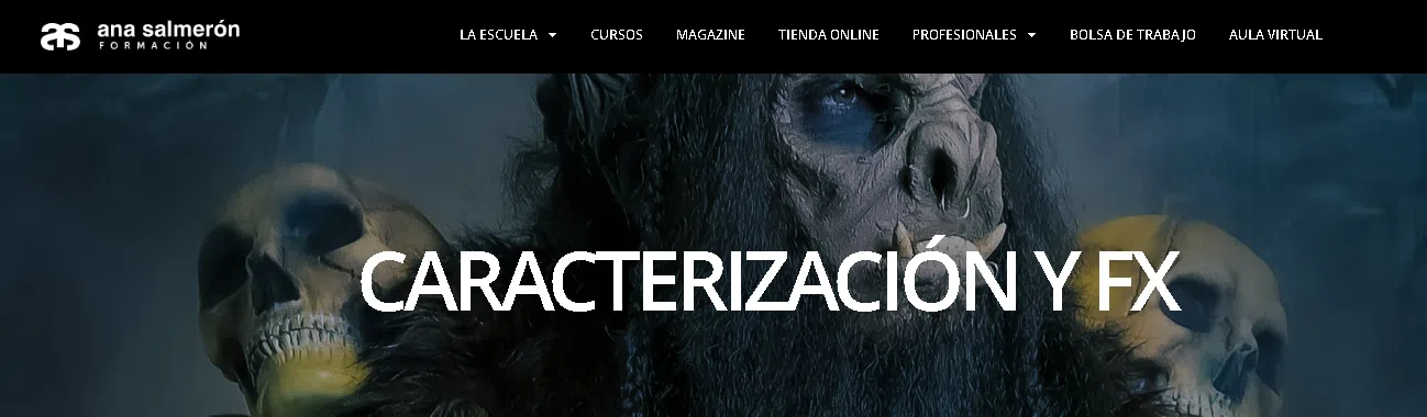 Curso de Caracterizaci&oacute;n y FX &ndash; Ana Salmer&oacute;n (Valencia)