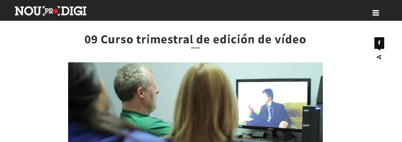 Curso Intensivo de Edici&oacute;n &ndash; NOU[PRO]DIGI (Escuela de cine de Barcelona)